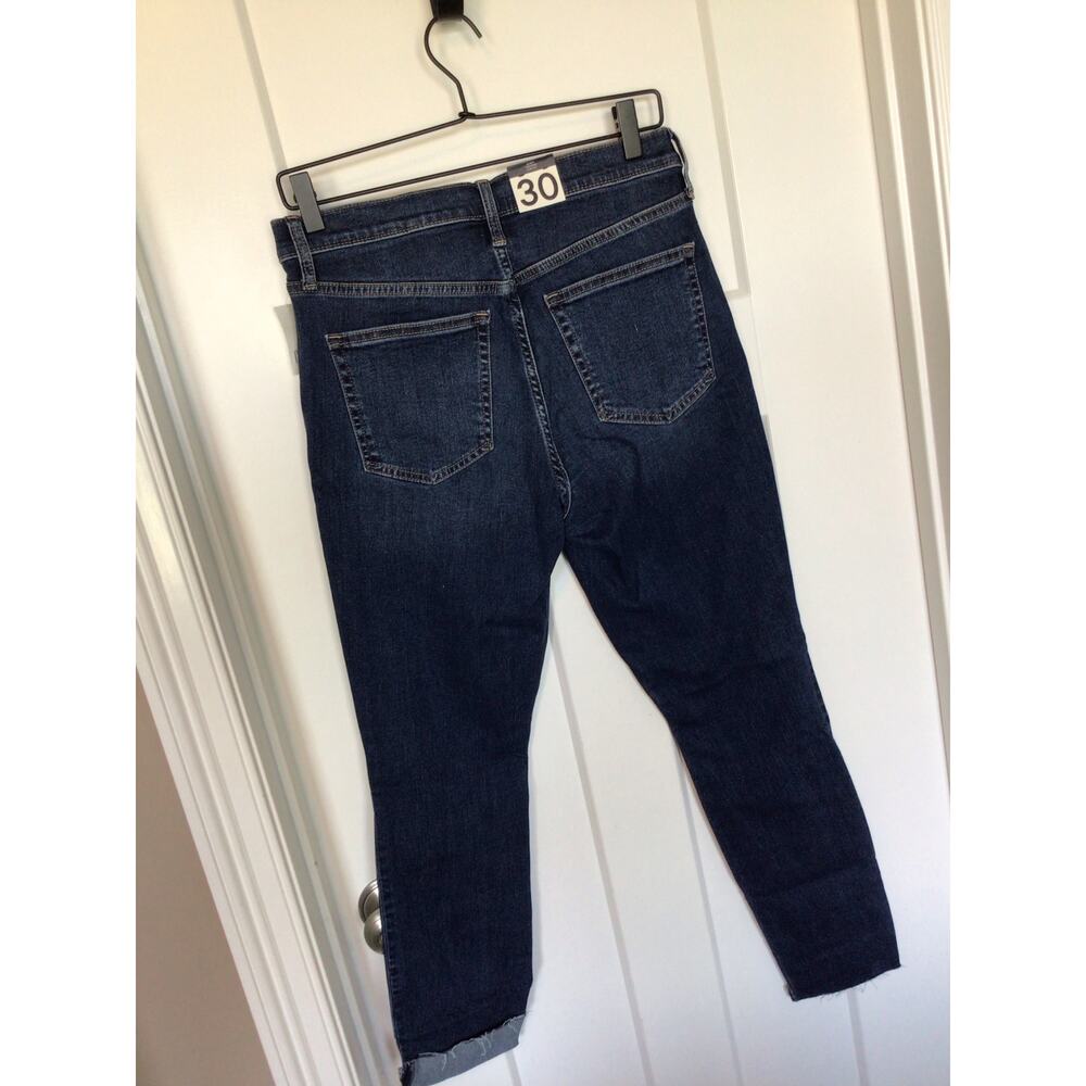 NWT Gap Women's Denim True Skinny High‎ Rise Jeans Dark Wash Blue Size 30/10R - Picture 5 of 11